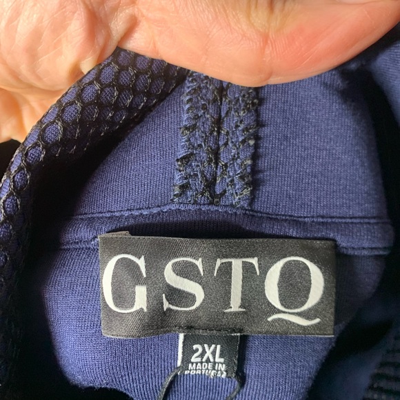 GSTQ mockneck anorak midnight sweatshirt xxl nwt see pics for condition - Picture 2 of 7